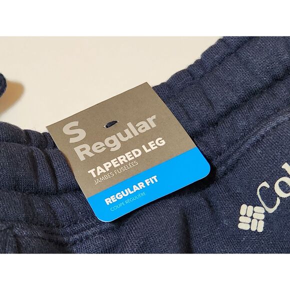 Columbia Trek Joggers | Men’s Small | Navy Sweatpants | NWT | Cotton Blend - Picture 7 of 10